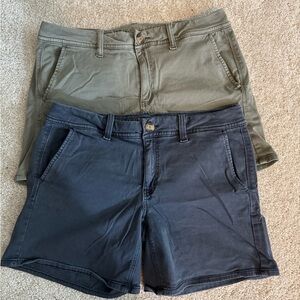 American Eagle Super Stretch Midi Shorts